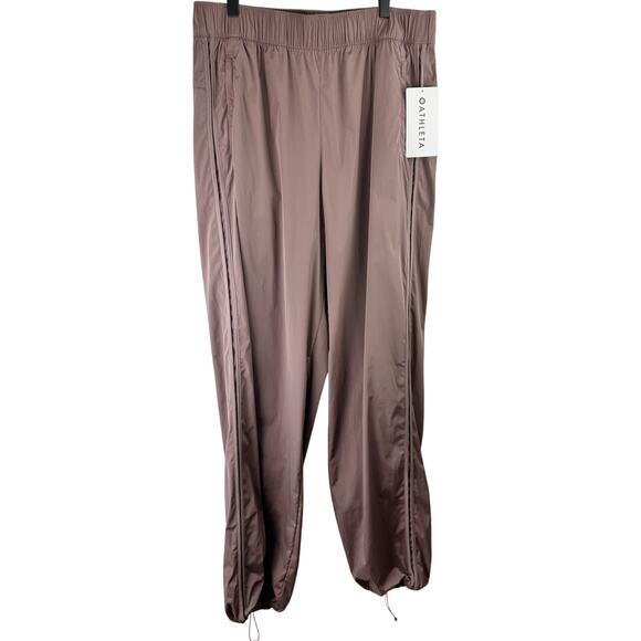 Athleta NEW Rise Pants Street Style Mid-Rise Relaxed Fit Women’s Size M/Tall - Picture 3 of 11